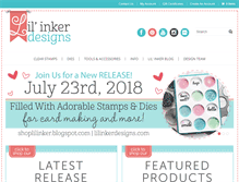 Tablet Screenshot of lilinkerdesigns.com